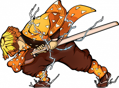 Блокнот двухцветный Zenitsu Demon Slayer 2