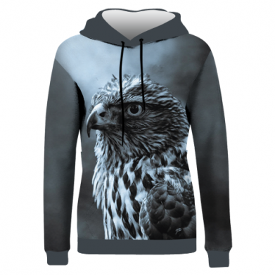 Жіноча 3D худі Eagle and fog 2