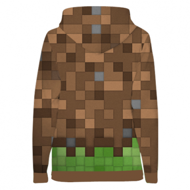 Женская 3D худи Minecraft and heroes 2