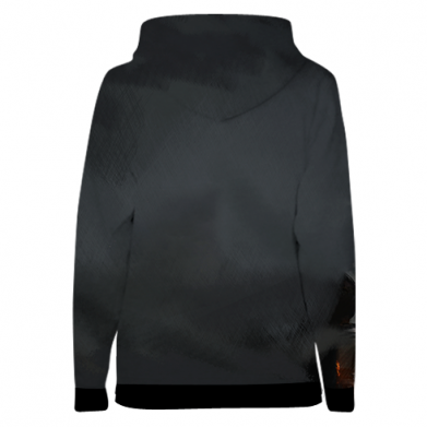 Жіноча 3D худі Українка захисниця 2