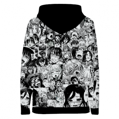 Жіноча 3D худі Ahegao manga 2