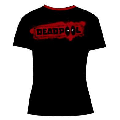 Жіноча 3D футболка Deadpool shoots 2