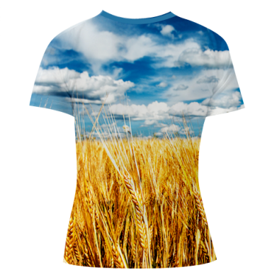 Жіноча 3D футболка Пшениця 2