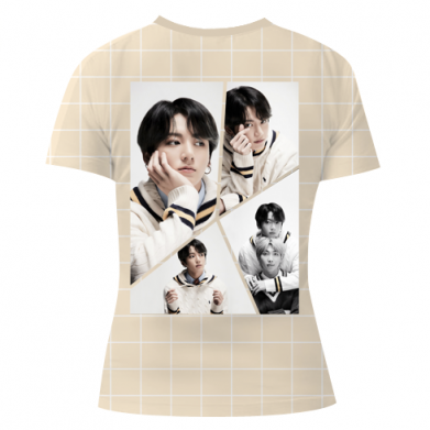 Жіноча 3D футболка BTS Jung Kook 2