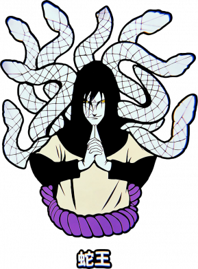 Принт Рюкзак-мешок для ноутбука Orochimaru Glitch, Фото № 2 - FATLINE
