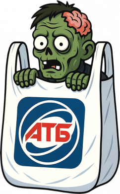 Женская футболка Зомби в АТБ 2