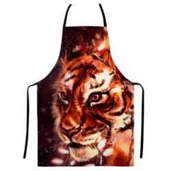 3D фартук Тигр и гирлянда