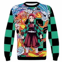 3D свитшот Demon Slayer Kimetsu No Yaiba