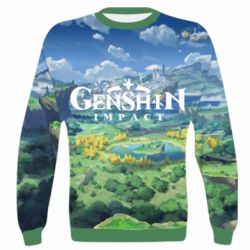 3D свитшот Genshin Impact World - FATLINE 3D свитшот Genshin Impact World
