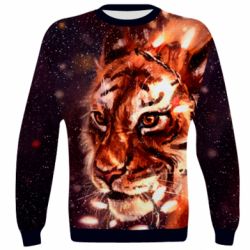 3D світшот Тигр та гірлянда - FATLINE 3D світшот Тигр та гірлянда