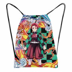 3D рюкзак-мешок Demon Slayer Kimetsu No Yaiba