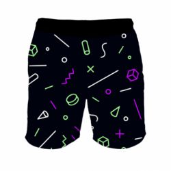 3D шорты мужские для плавания Astronaut with piano - FATLINE 3D шорты мужские для плавания Astronaut with piano