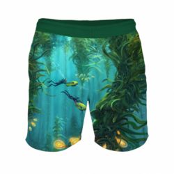 3D шорты мужские для плавания Underwater Subnautica - FATLINE 3D шорты мужские для плавания Underwater Subnautica