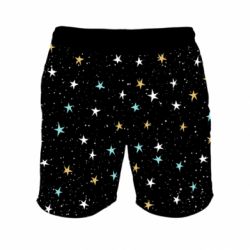 3D шорты мужские спортивные Astronaut and coffee - FATLINE 3D шорты мужские спортивные Astronaut and coffee