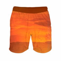 3D шорты мужские спортивные Dune Desert - FATLINE 3D шорты мужские спортивные Dune Desert