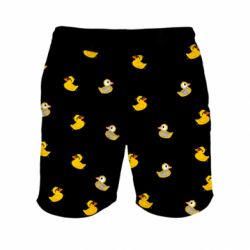 3D шорти чоловічі спортивні Качки