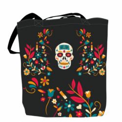 3D шоппер Floral Calavera - FATLINE 3D шоппер Floral Calavera
