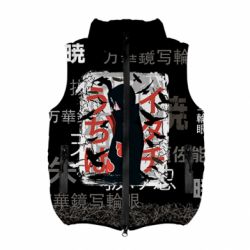 3D жилет унисекс Учиха Итачи - FATLINE 3D жилет унисекс Учиха Итачи