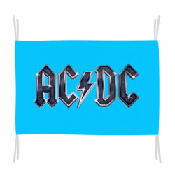 Флаг AC/DC Logo