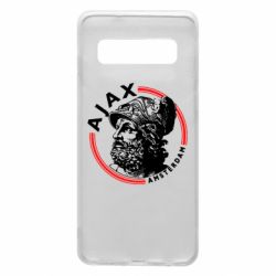 Чехол из раздела Аякс (Ajax) Ajax лого для Samsung S10 - FATLINE Чехол из раздела Аякс (Ajax) Ajax лого для Samsung S10