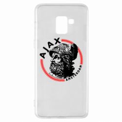 Чехол из раздела Аякс (Ajax) Ajax лого для Samsung A8+ 2018 - FATLINE Чехол из раздела Аякс (Ajax) Ajax лого для Samsung A8+ 2018