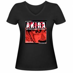 Женские футболки с V-образным вырезом