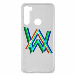 Чехол из раздела Музыка Alan Walker multicolored logo для Xiaomi Redmi Note 8 - FATLINE Чехол из раздела Музыка Alan Walker multicolored logo для Xiaomi Redmi Note 8