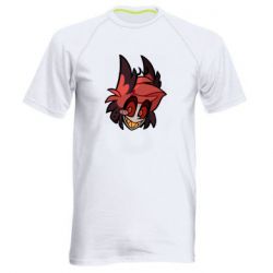 Мужская спортивная футболка Alastor head - FATLINE Мужская спортивная футболка Alastor head