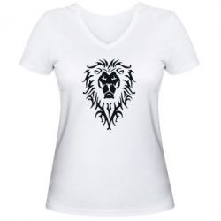 Женские футболки с V-образным вырезом - FATLINE