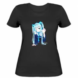 Женская футболка Anime Girl 8 - FATLINE Женская футболка Anime Girl 8