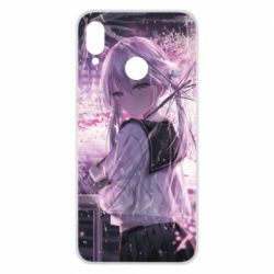 Чехол из раздела Аниме Anime girl and sakura для Huawei P Smart Plus 2018