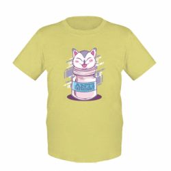 Дитяча футболка AntiDepressant Cat - FATLINE Дитяча футболка AntiDepressant Cat