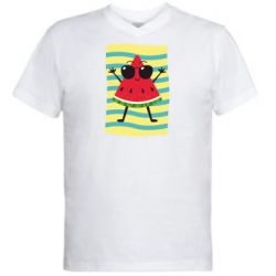 Мужские футболки с V-образным вырезом