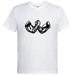 Чоловічі футболки з V-подібним вирізом