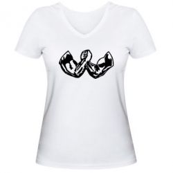Жіночі футболки з V-подібним вирізом - FATLINE