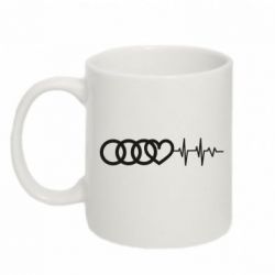 Кружка 320ml Audi heart rate - FATLINE Кружка 320ml Audi heart rate
