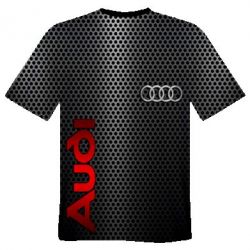 Мужская 3D футболка Audi logo