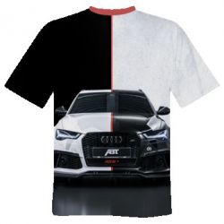 Мужская 3D футболка Audi rs-6