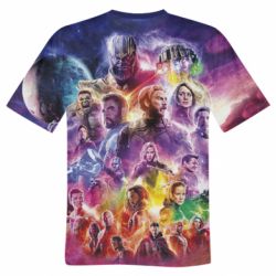 Мужская 3D футболка Avengers endgame - FATLINE Мужская 3D футболка Avengers endgame