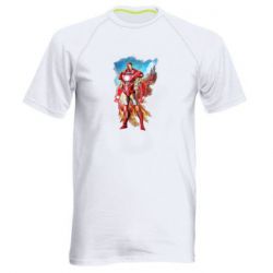 Чоловіча спортивна футболка Avengers iron man drawing - FATLINE Чоловіча спортивна футболка Avengers iron man drawing