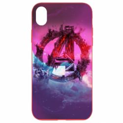 Чехол из раздела Мстители Avengers logo and space для Apple iPhone XR - FATLINE Чехол из раздела Мстители Avengers logo and space для Apple iPhone XR