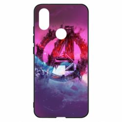 Чехол из раздела Мстители Avengers logo and space для Xiaomi Mi A2 - FATLINE Чехол из раздела Мстители Avengers logo and space для Xiaomi Mi A2
