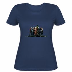 Женская футболка Avengers on the rock - FATLINE Женская футболка Avengers on the rock