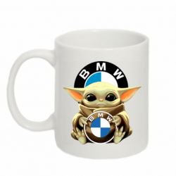 Кружка 320ml Baby yoda bmw - FATLINE Кружка 320ml Baby yoda bmw
