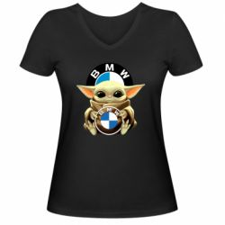 Женские футболки с V-образным вырезом