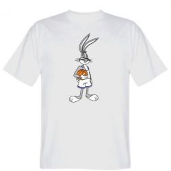 Мужская футболка Stedman Бакс Банни Баскетболист - FATLINE Мужская футболка Stedman Бакс Банни Баскетболист