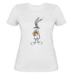 Жіноча футболка Бакс Банні Баскетболіст - FATLINE Жіноча футболка Бакс Банні Баскетболіст