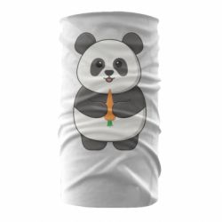 Бандана-труба Милая панда с морковкой - FATLINE Бандана-труба Милая панда с морковкой