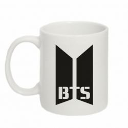 Кружка 320ml Bangtan Boys double logo - FATLINE Кружка 320ml Bangtan Boys double logo