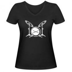 Жіночі футболки з V-подібним вирізом - FATLINE